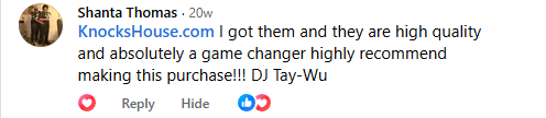Original Facebook customer feedback 2